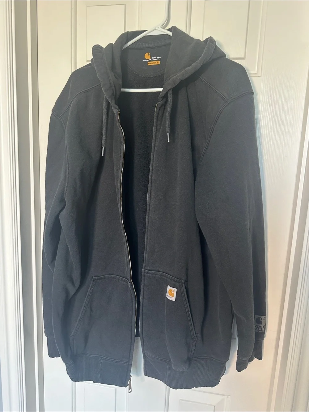 Carhartt Black Crewneck Sweatshirt with Gold Logo